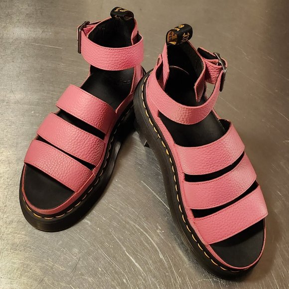 Dr. Martens Shoes - Dr. Martens Clarissa II Quad Pink Platform Sandal